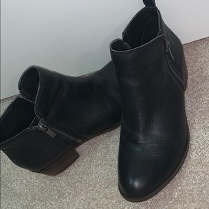 Basel Leather Flat Bootie ( Lucky Brand )